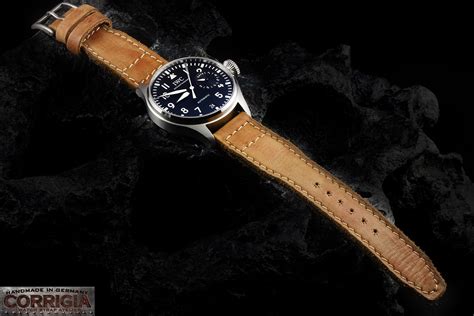 iwc black leather strap|iwc aftermarket straps.